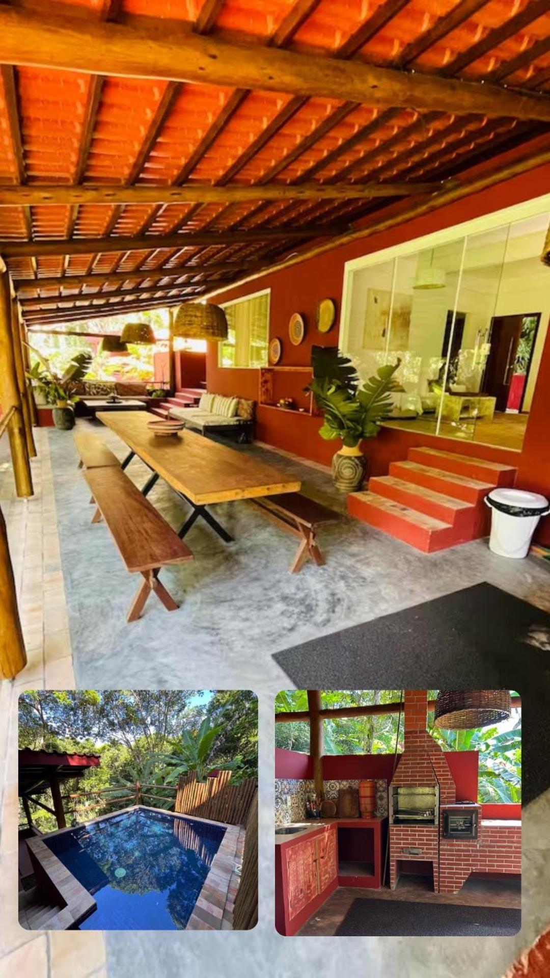 Jardim Botanico Casa Rossa Bungalows & Apartments Morro de São Paulo Dış mekan fotoğraf