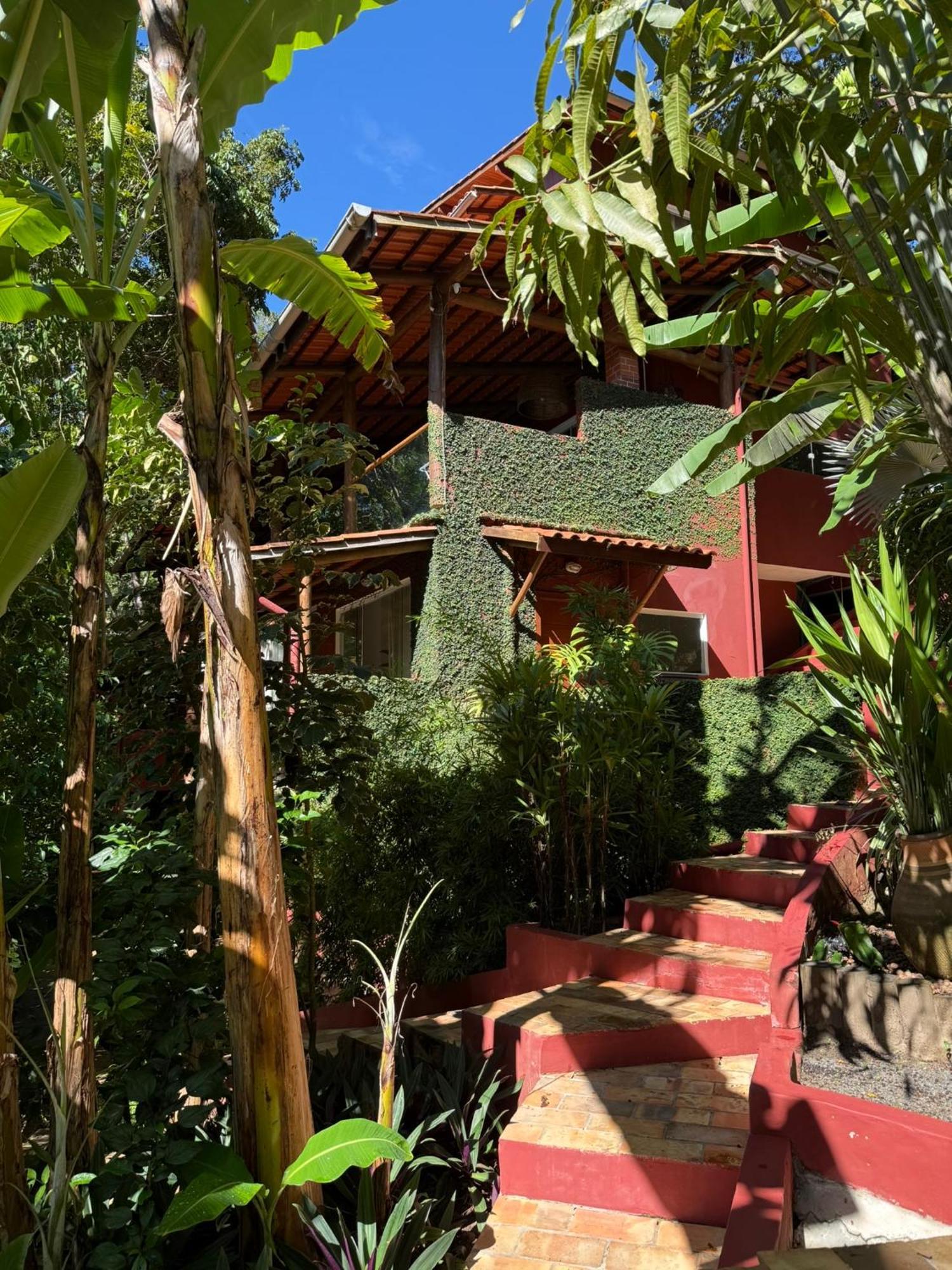 Jardim Botanico Casa Rossa Bungalows & Apartments Morro de São Paulo Dış mekan fotoğraf