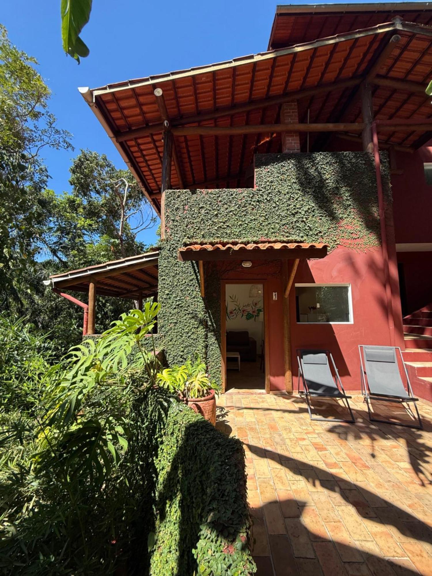 Jardim Botanico Casa Rossa Bungalows & Apartments Morro de São Paulo Dış mekan fotoğraf